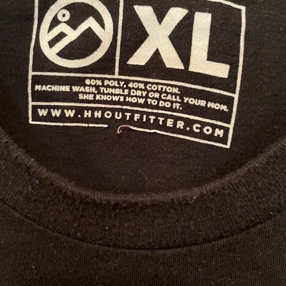 HH outfitters Company, black T-shirts, extra large - Picture 7 of 7